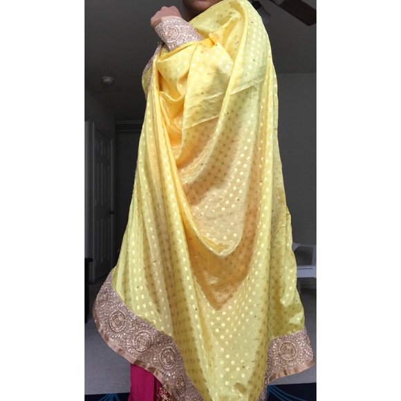 Party wear Georgette half and half saree!! - Picture 6 of 8